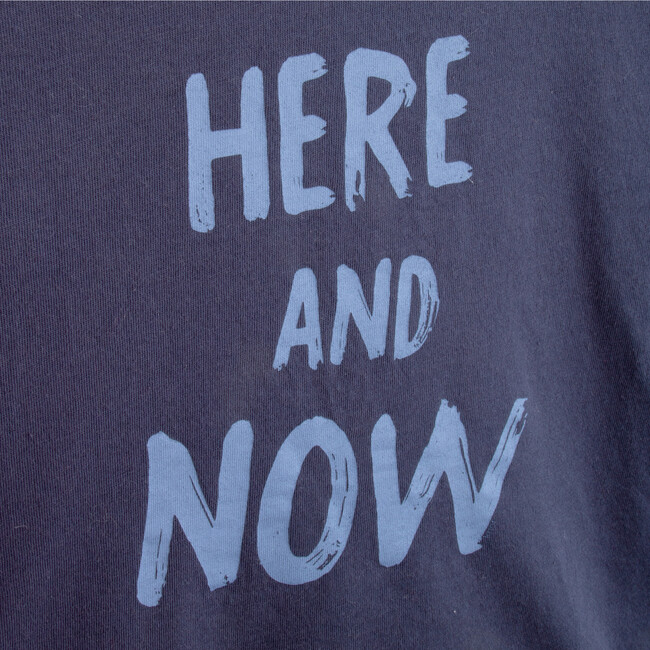 T-Shirt Long Sleeve Organic Cotton Here & Now, Blue - T-Shirts - 2