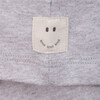 T-Shirt Long Sleeve Organic Cotton Happy Place, Grey - Tees - 3