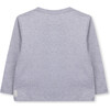 T-Shirt Long Sleeve Organic Cotton Happy Place, Grey - Tees - 4