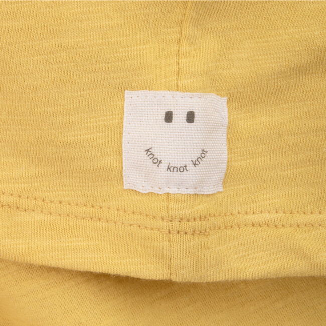T-Shirt Long Sleeve Organic Cotton Pirate, Yellow - Tees - 3