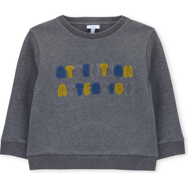 Sweatshirt Terry Attention, Grey - Sweatshirts - 1