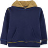 Sweatshirt Terry Neon Overlock, Blue - Sweatshirts - 1 - thumbnail