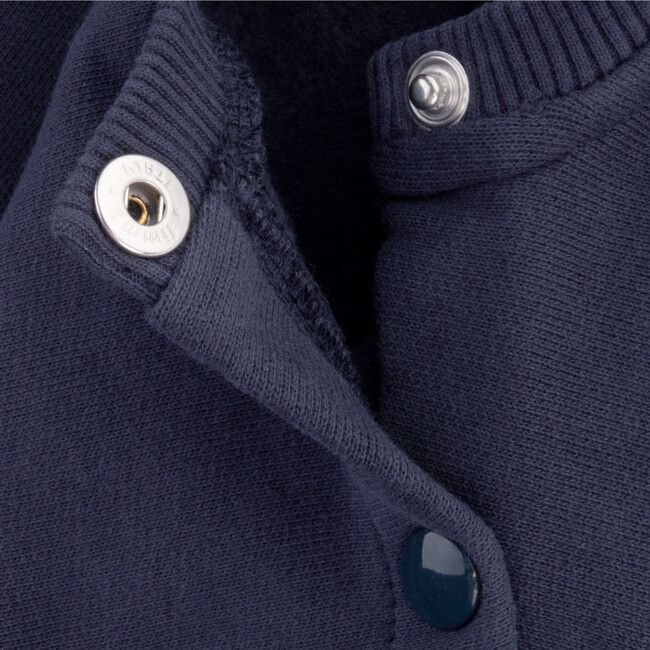 Sweatshirt Terry Baby Hey, Blue - Sweatshirts - 3