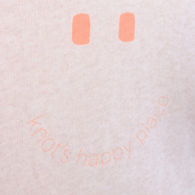 Sweatshirt Terry Happy, White - Sweatshirts - 2