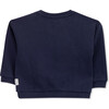 Sweatshirt Terry Baby Hey, Blue - Sweatshirts - 5