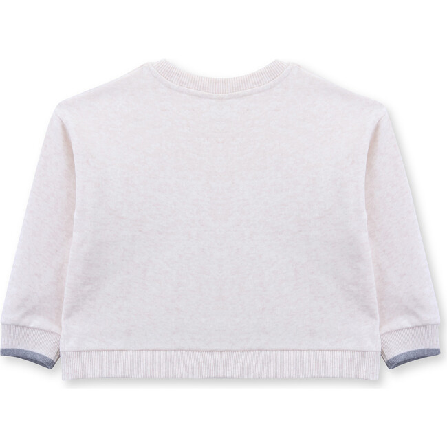 Sweatshirt Terry Happy, White - Sweatshirts - 4