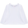 Baby Polo Organic Cotton Leafs, White - Polo Shirts - 3