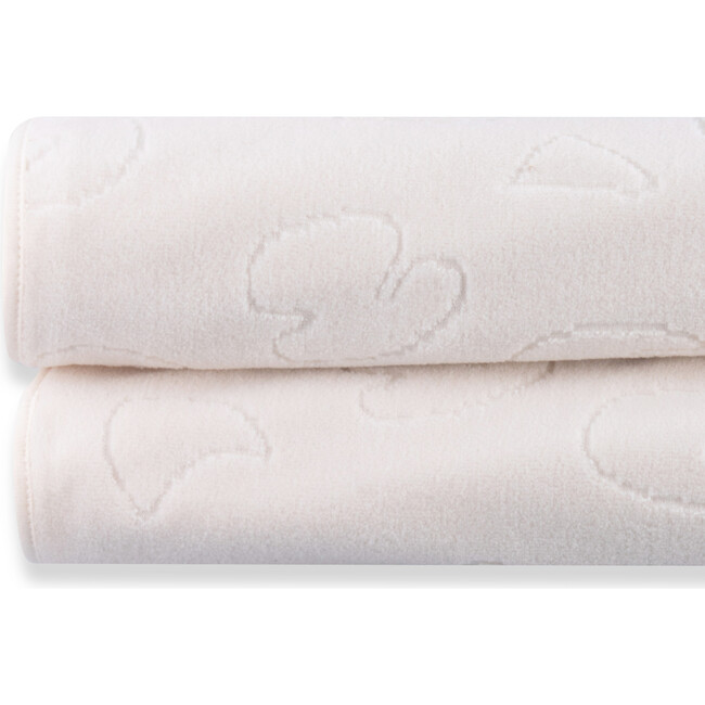 Newborn Blanket Organic Cotton Lori, White