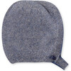 Beanie Newborn Knitted Finlay, Grey - Hats - 1 - thumbnail