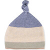 Beanie Newborn Knitted Stripes, Multi - Hats - 1 - thumbnail