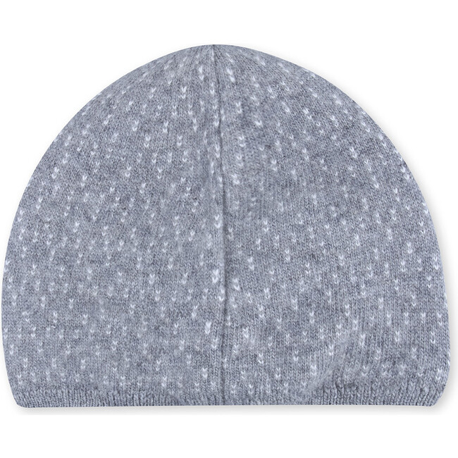 Beanie Newborn Knitted Jacquard, Grey - Hats - 3