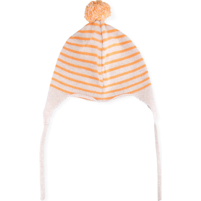 Beanie Knitted Baby Sand, Stripes - Hats - 3