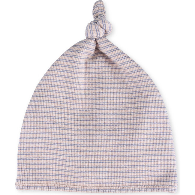 Beanie Newborn Ribbed Knot, Stripes - Hats - 1