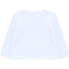 T-Shirt Long Sleeve Baby Organic Cotton A Happy Car, White - Tees - 5