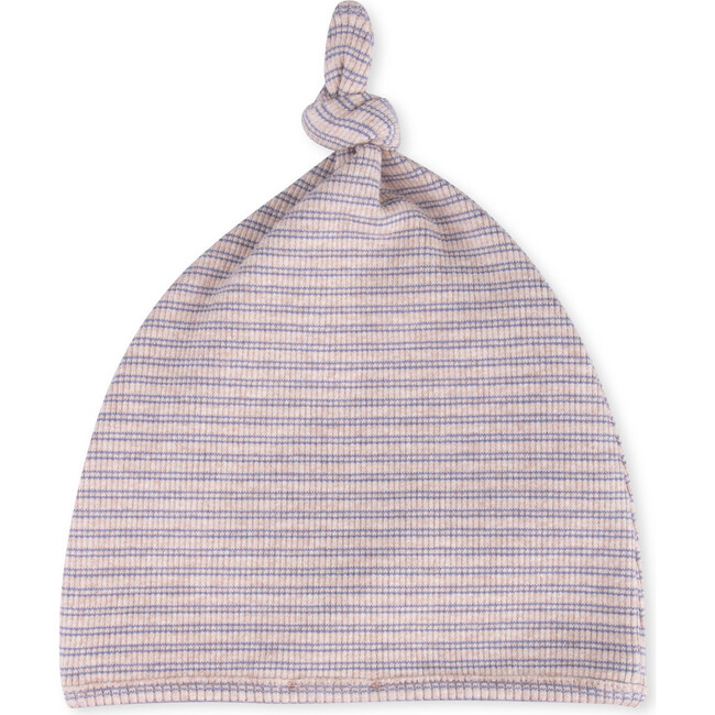Beanie Newborn Ribbed Knot, Stripes - Hats - 3