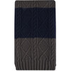 Wool Scarf Vigo, Brown - Scarves - 1 - thumbnail