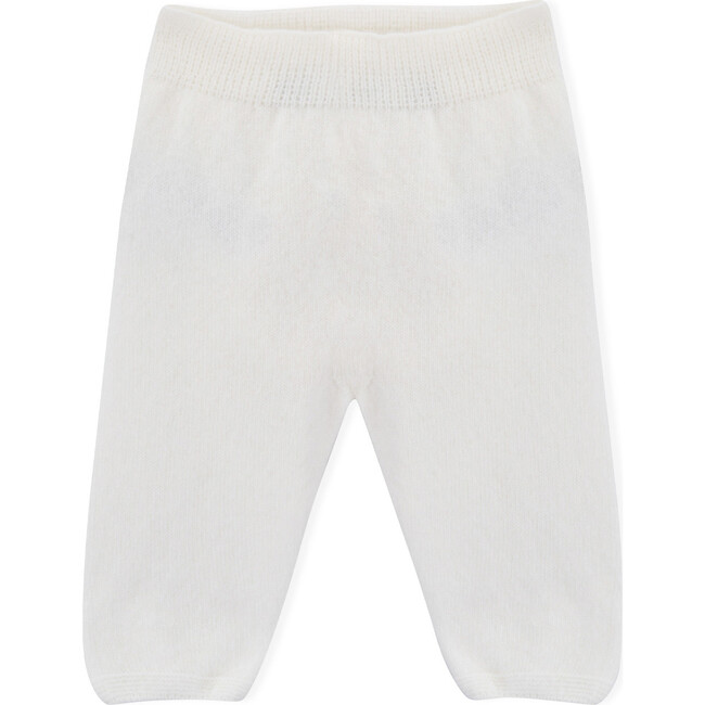 Newborn Knitted Trousers Finlay, White