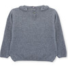 Sweater Baby Flower, Grey - Sweaters - 3