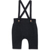 Newborn Trousers Tricot Allan, Black - Pants - 1 - thumbnail