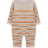 Newborn Knitted Jumpsuit Jaden, Stripes - Jumpsuits - 1 - thumbnail