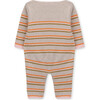 Newborn Knitted Jumpsuit Jaden, Stripes - Jumpsuits - 3 - thumbnail