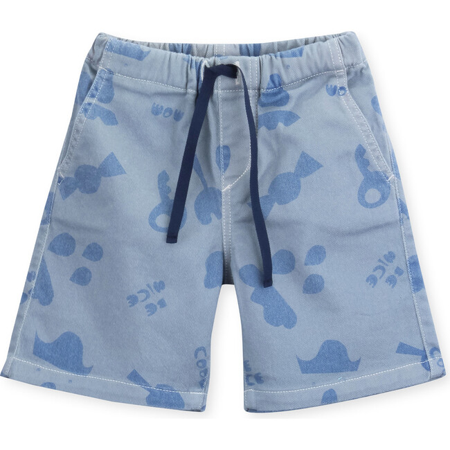Shorts Baby Twill Cuts-Outs, Blue