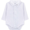 Long Sleeve Body Newborn Hot Air Ballon, White - Rompers - 1 - thumbnail