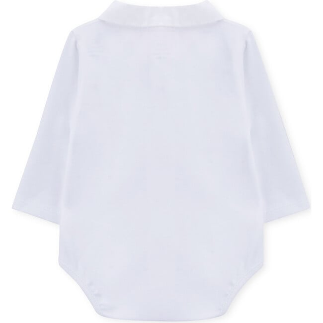 Long Sleeve Body Newborn Hot Air Ballon, White - Rompers - 3