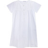 Breastfeeding Shirt Organic Cotton Lizzie, White - Shirts - 1 - thumbnail