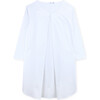 Breastfeeding Shirt Organic Cotton Helen, White - Shirts - 1 - thumbnail