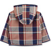 Baby Coat Flannel Zipper, Plaid - Wool Coats - 3