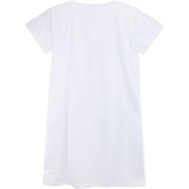 Breastfeeding Shirt Organic Cotton Lizzie, White - Shirts - 3