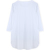 Breastfeeding Shirt Organic Cotton Helen, White - Shirts - 3