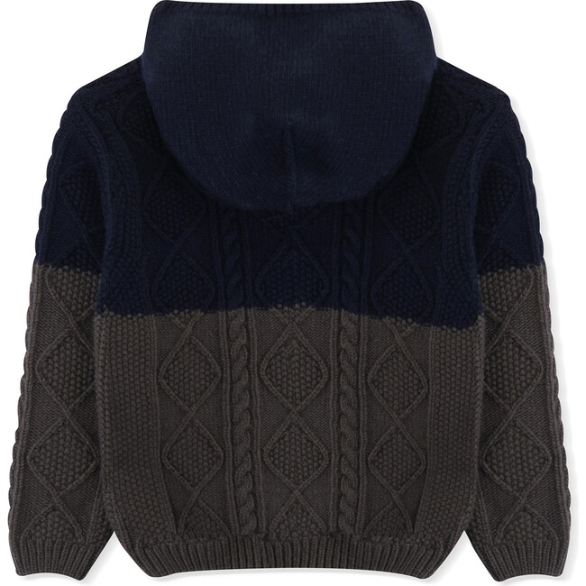 Sweater Herbet, Brown With Black, Brown - Sweaters - 3