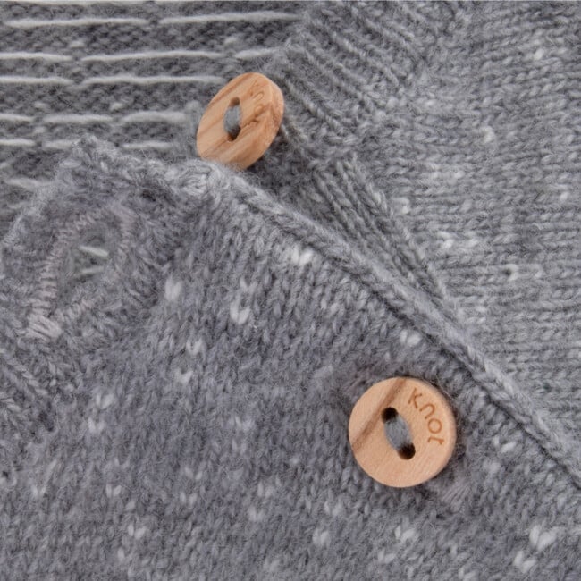Sweater Tricot Newborn Jacquard, Grey