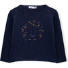 Sweater Baby Hedgehog, Navy - Sweaters - 1 - thumbnail