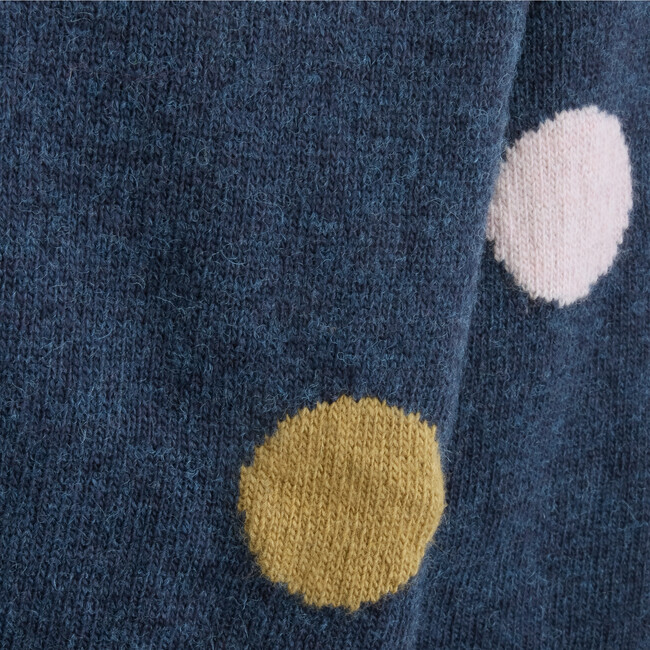Sweater Polka Dots, Navy - Sweaters - 2