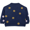 Sweater Polka Dots, Navy - Sweaters - 3
