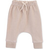 Newborn Trousers Velvet Maiki, Pink - Pants - 1 - thumbnail