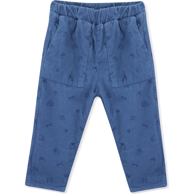 Trousers Baby Corduroy Daiki, Blue
