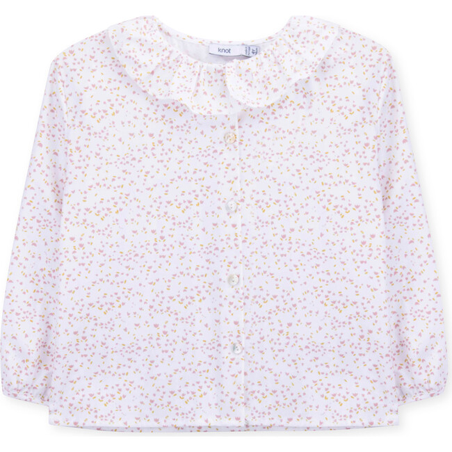 Blouse Organic Cotton Soft Flowers, Multi - Blouses - 1
