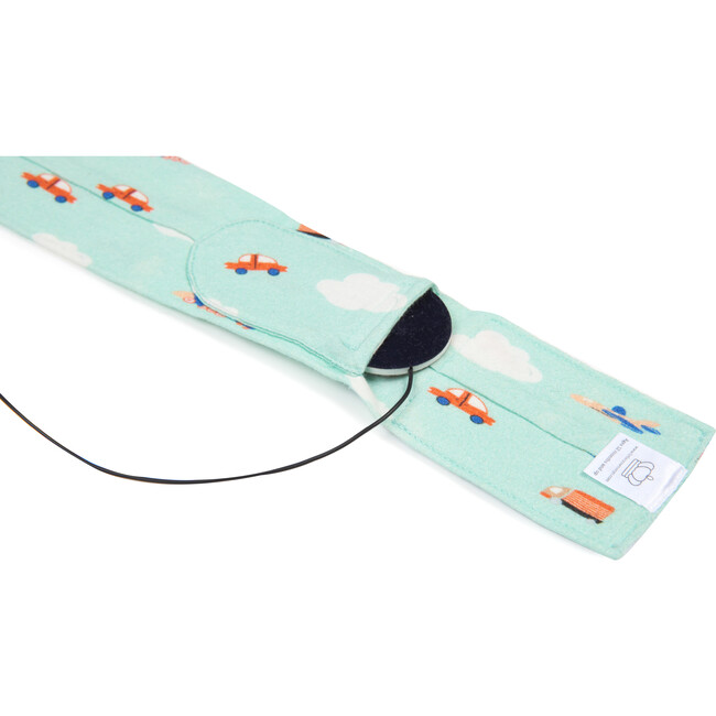 Sound Crowns Plane Print Headband Headphones, Mint - Headphones - 3