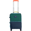 Mini Logan Suitcase, Green and Navy - Bags - 1 - thumbnail
