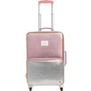 Logan Suitcase, Pink and Silver - Bags - 1 - thumbnail