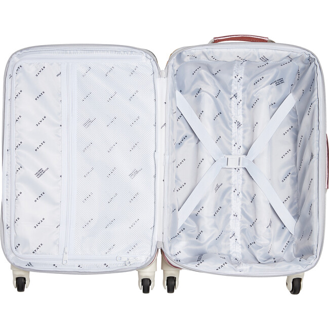 Logan Suitcase, Pink and Silver - Bags - 2