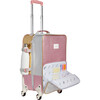 Logan Suitcase, Pink and Silver - Bags - 3