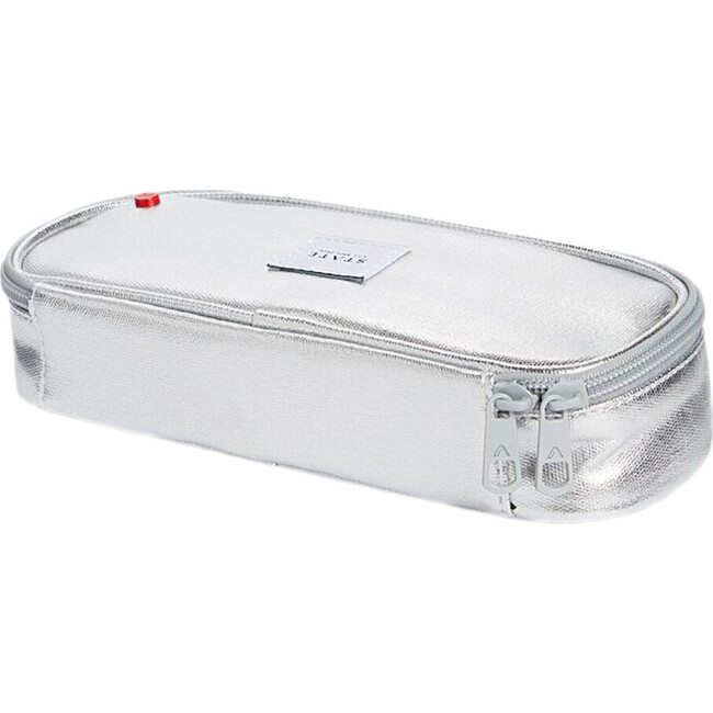 Court Pencil Case, Silver - School Supplies - 2