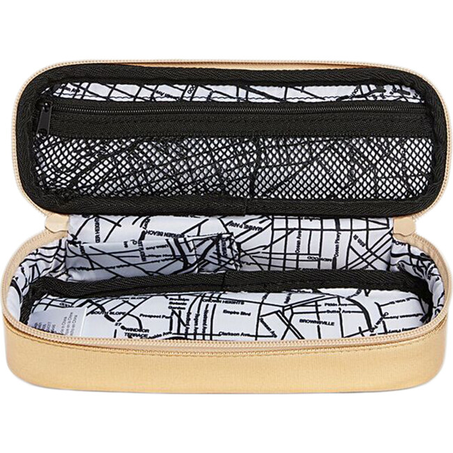 Court Pencil Case, Gold - School Supplies - 3