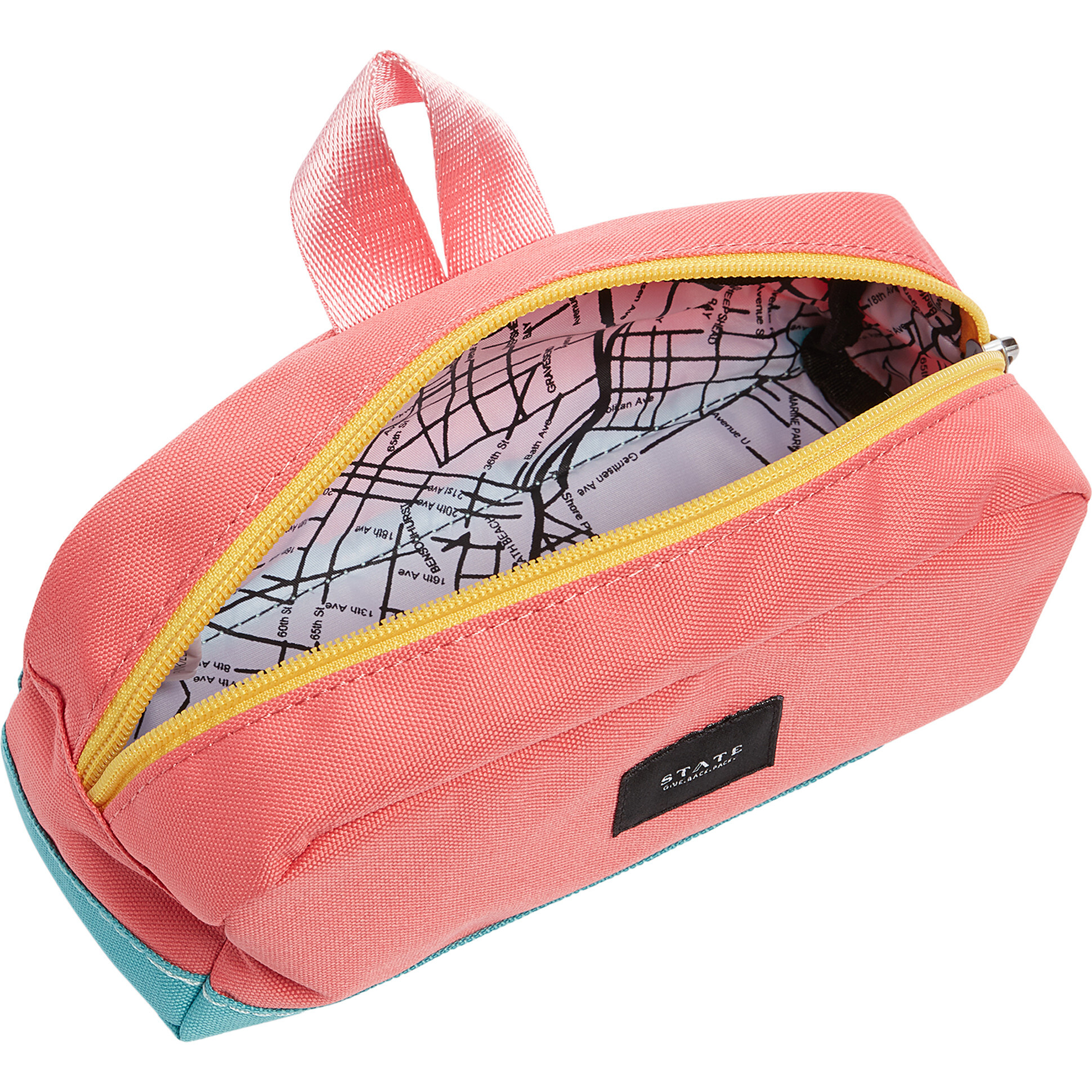 Pink/Mint Clinton Pencil Case - EGG NEW YORK