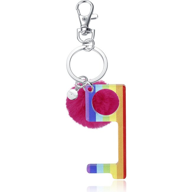 No Touch Key Chains, Pink